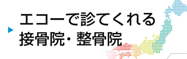 超音波画像診断装置(エコー)で診てくれる接骨院・整骨院